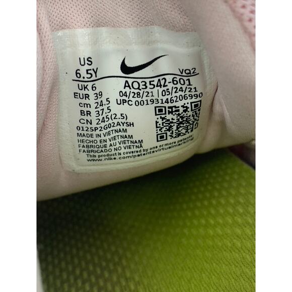 NIKE Girls' Light Pink Star Runner Mesh Active Sneakers SZ 6.5Y - Picture 13 of 13